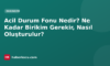 Acil Durum Fonu Nedir? Ne Kadar Birikim Gerekir, Nasıl Oluşturulur?
