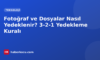 Fotoğraf ve Dosyalar Nasıl Yedeklenir? 3-2-1 Yedekleme Kuralı
