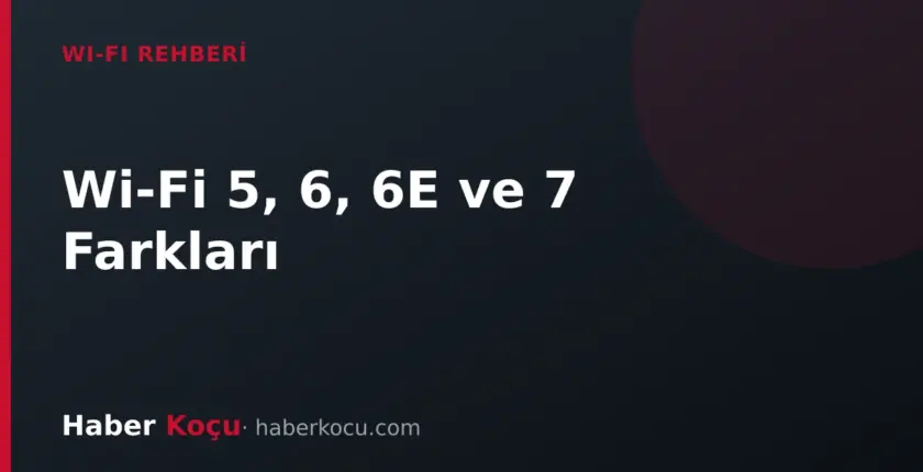 Wi-Fi 5, Wi-Fi 6, 6E ve Wi-Fi 7 Farkları: Kimin Yükseltmesi Gerekir?